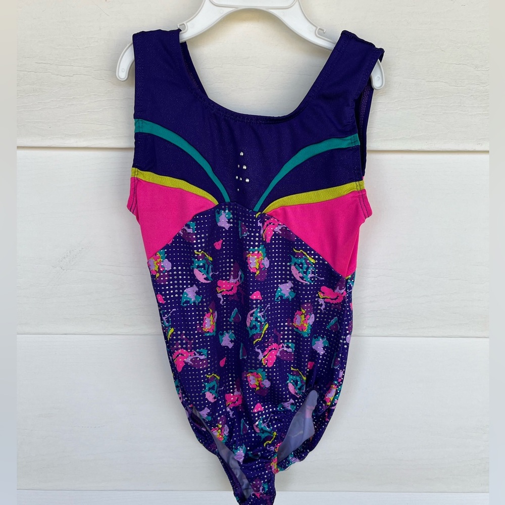 Girl’s 7/8 Freestyle By Danskin  Gymnastics Leotard
